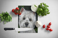 Westie Baby Face Glass Cutting Board Large PPP3201LCB
