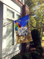 Westie Beach Baby Flag Canvas House Size PPP3202CHF