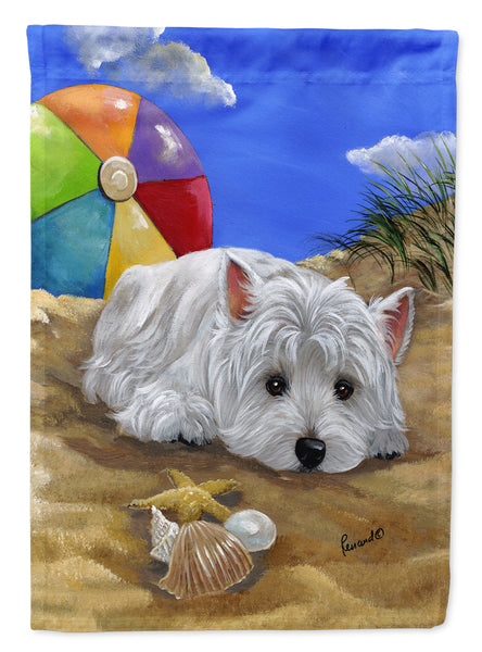 Buy this Westie Beach Baby Flag Canvas House Size PPP3202CHF