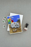 Westie Beach Baby Greeting Cards and Envelopes Pack of 8