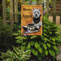 Westie Bone Appetit Flag Garden Size PPP3203GF