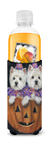 Westie Halloween Pumpkin Ride Ultra Hugger for slim cans PPP3205MUK