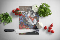 Westie Hannah Mae Glass Cutting Board Large PPP3206LCB