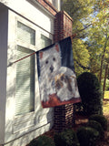 Westie Rabbit Harmony Flag Canvas House Size PPP3207CHF