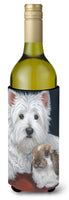 Buy this Westie Rabbit Harmony Wine Bottle Hugger PPP3207LITERK