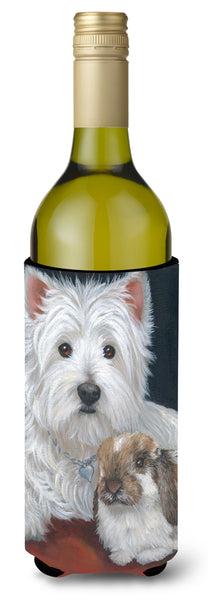 Buy this Westie Rabbit Harmony Wine Bottle Hugger PPP3207LITERK