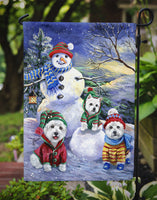 Westie Holiay Snowballs Flag Garden Size PPP3208GF