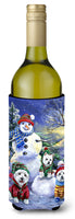 Buy this Westie Holiay Snowballs Wine Bottle Hugger PPP3208LITERK