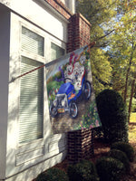 Westie Hot Rod Flag Canvas House Size PPP3209CHF