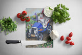 Westie Hot Rod Glass Cutting Board Large PPP3209LCB
