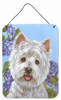 Buy this Westie Hydrangea Wall or Door Hanging Prints PPP3210DS1216