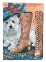Buy this Westie in Mom's Closet Flag Canvas House Size PPP3211CHF