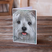 Westie Kissable Face Greeting Cards and Envelopes Pack of 8