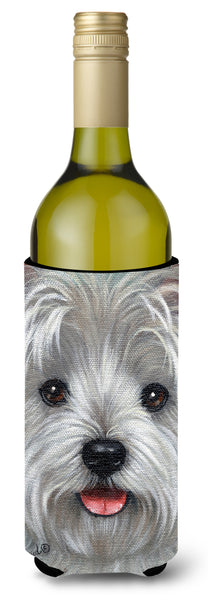 Buy this Westie Kissable Face Wine Bottle Hugger PPP3212LITERK