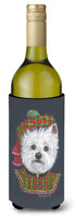 Buy this Westie Lad Plaid Wine Bottle Hugger PPP3213LITERK