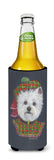 Westie Lad Plaid Ultra Hugger for slim cans PPP3213MUK