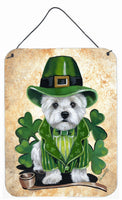 Buy this Westie St Patrick's Day Leprechaun Wall or Door Hanging Prints PPP3214DS1216