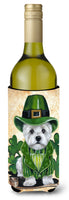 Buy this Westie St Patrick's Day Leprechaun Wine Bottle Hugger PPP3214LITERK