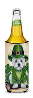 Westie St Patrick's Day Leprechaun Ultra Hugger for slim cans PPP3214MUK