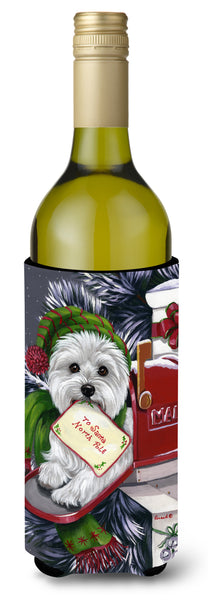 Buy this Westie Christmas Letter to Santa Wine Bottle Hugger PPP3215LITERK