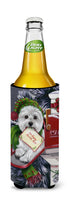 Westie Christmas Letter to Santa Ultra Hugger for slim cans PPP3215MUK