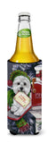 Westie Christmas Letter to Santa Ultra Hugger for slim cans PPP3215MUK
