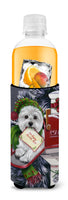 Westie Christmas Letter to Santa Ultra Hugger for slim cans PPP3215MUK