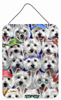 Buy this Westie Many Faces Wall or Door Hanging Prints PPP3217DS1216