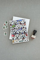 Westie Many Faces Greeting Cards and Envelopes Pack of 8