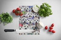 Westie Many Faces Glass Cutting Board Large PPP3217LCB