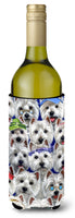 Buy this Westie Many Faces Wine Bottle Hugger PPP3217LITERK