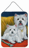 Buy this Westie Mom and Pup Wall or Door Hanging Prints PPP3218DS1216