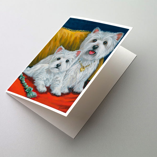 Buy this Westie Mom and Pup Greeting Cards and Envelopes Pack of 8