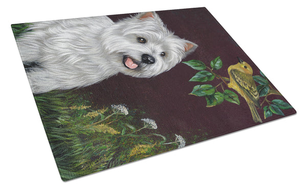Buy this Westie Nature Glass Cutting Board Large PPP3219LCB