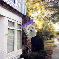 Westie Paradise Flag Canvas House Size PPP3220CHF