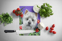 Westie Paradise Glass Cutting Board Large PPP3220LCB