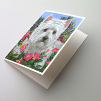 Buy this Westie Petunia Greeting Cards and Envelopes Pack of 8