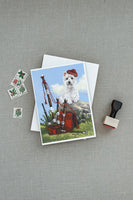 Westie Piper Greeting Cards and Envelopes Pack of 8