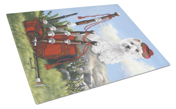 Buy this Westie Piper Glass Cutting Board Large PPP3222LCB