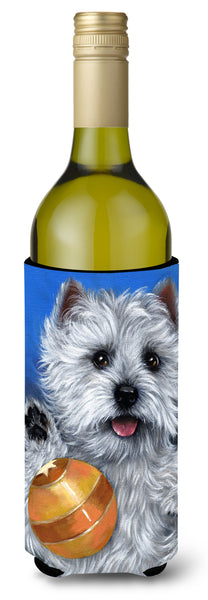 Buy this Westie Play Ball Wine Bottle Hugger PPP3223LITERK