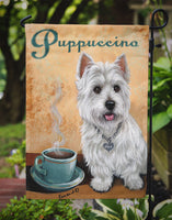 Westie Puppuccino Flag Garden Size PPP3225GF