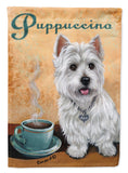 Buy this Westie Puppuccino Flag Garden Size PPP3225GF