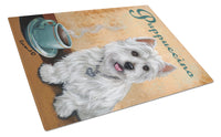 Buy this Westie Puppuccino Glass Cutting Board Large PPP3225LCB
