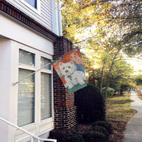 Westie Ragdoll Flag Canvas House Size PPP3226CHF