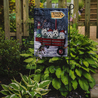 Westie Christmas Red Wagon Flag Garden Size PPP3227GF