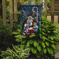 Westie Christmas Santa's Village Flag Garden Size PPP3228GF