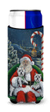 Buy this Westie Christmas Santa's Village Ultra Hugger for slim cans PPP3228MUK