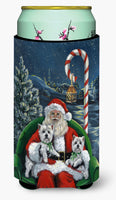 Buy this Westie Christmas Santa's Village Tall Boy Hugger PPP3228TBC