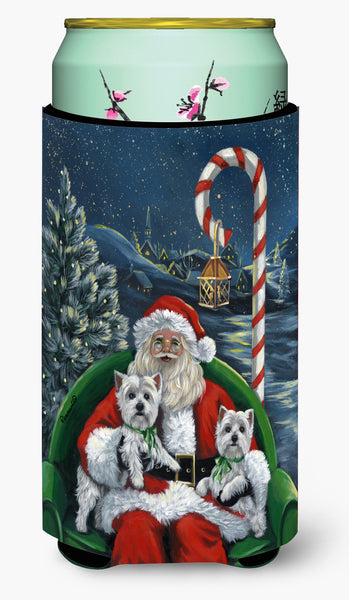 Buy this Westie Christmas Santa's Village Tall Boy Hugger PPP3228TBC
