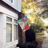 Westie Christmas Santa's Westies Flag Canvas House Size PPP3229CHF